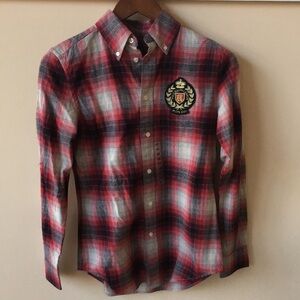 NWT Polo RL Plaid Button-Down Shirt